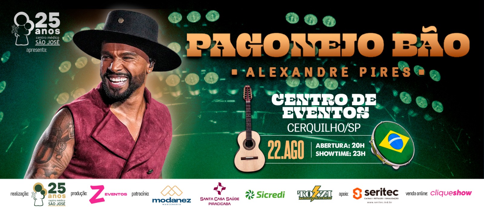 Show ALEXANDRE PIRES - PAGONEJO BÃO